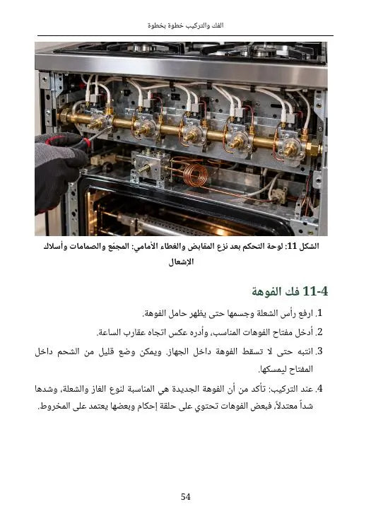 الدليل الشامل لصيانة الأفران وطباخات الغاز