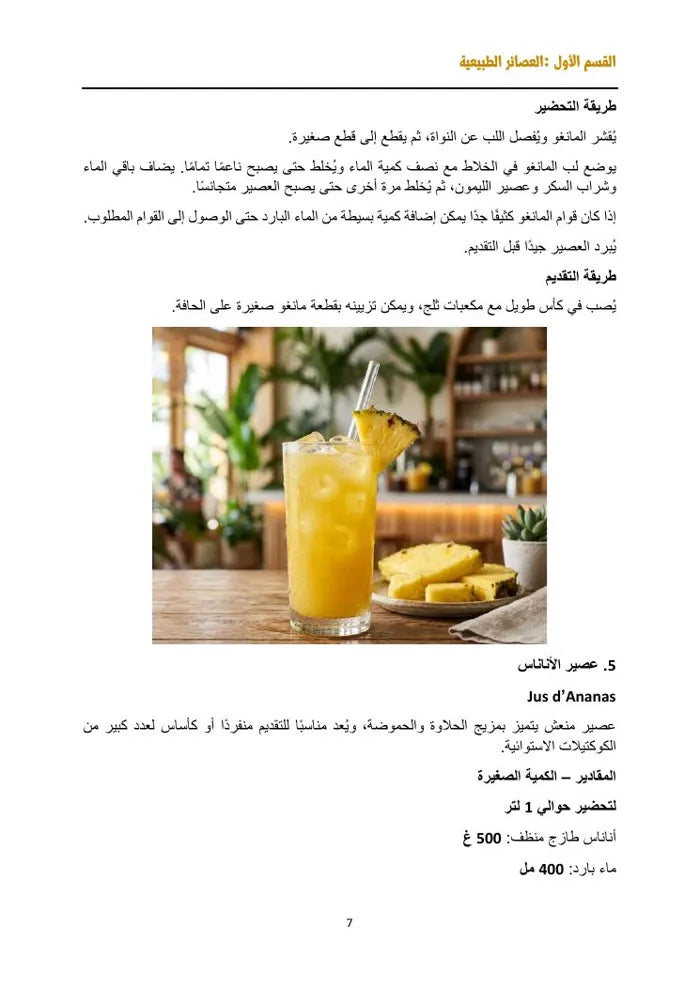 الدليل الشامل لصناعة العصائر