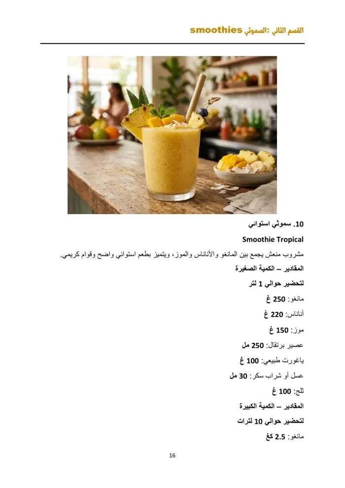 الدليل الشامل لصناعة العصائر