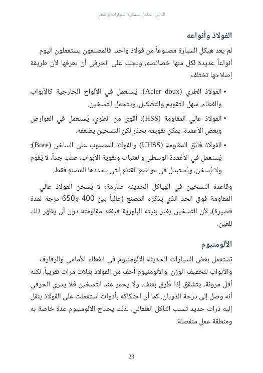 الدليل الشامل لسمكرة السيارات والدهن