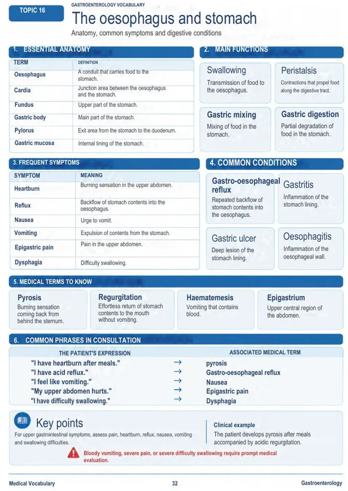 Medical Vocabulary — المصطلحات الطبية بالإنجليزية