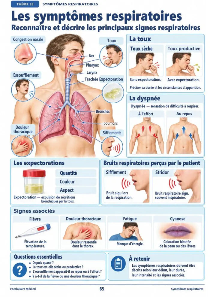 Vocabulaire Médical — المصطلحات الطبية بالفرنسية